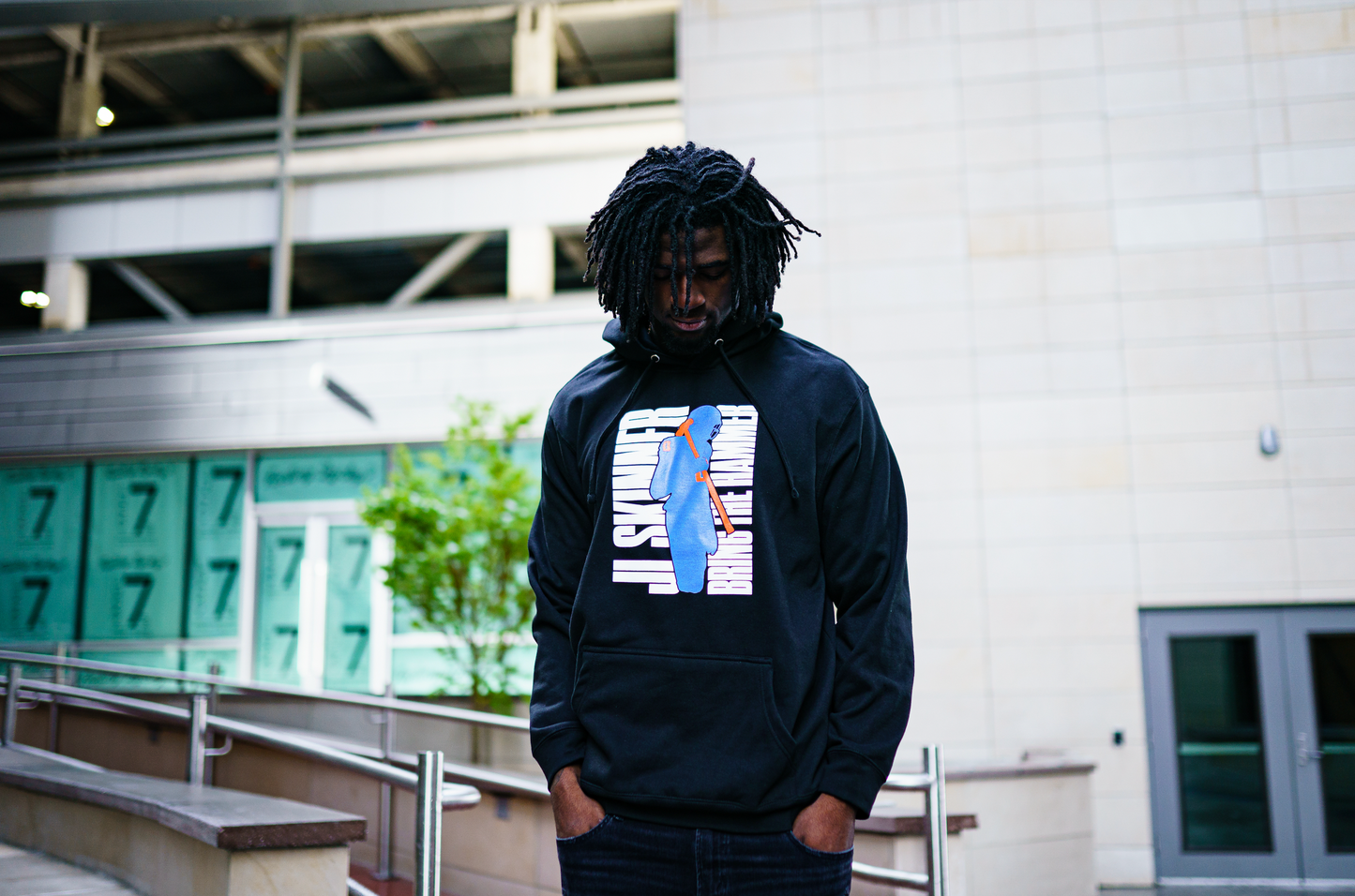 JL Skinner "Hammer" Hoodie Black