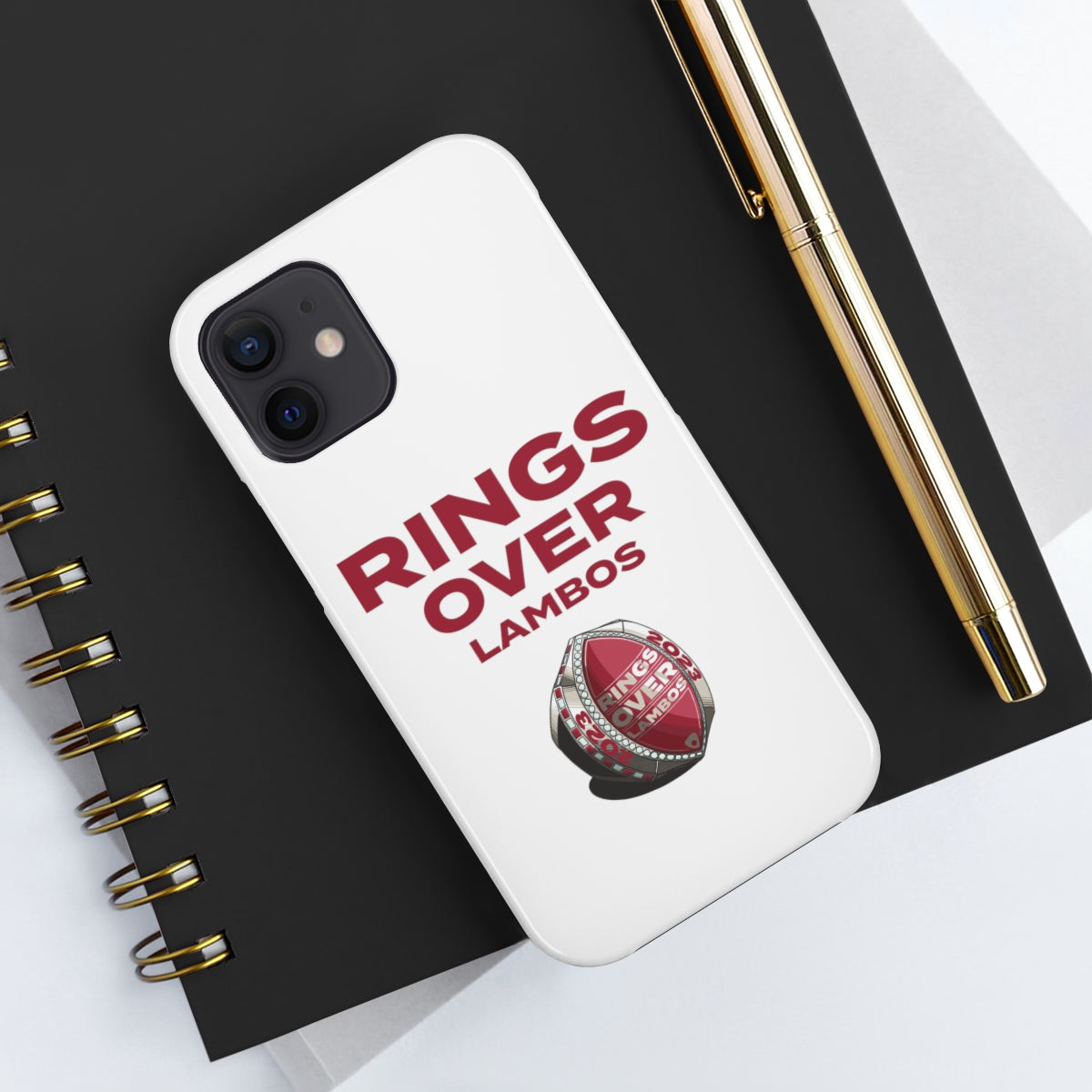 RINGS OVER LAMBOS "BIG RINGS" Tough Phone Case