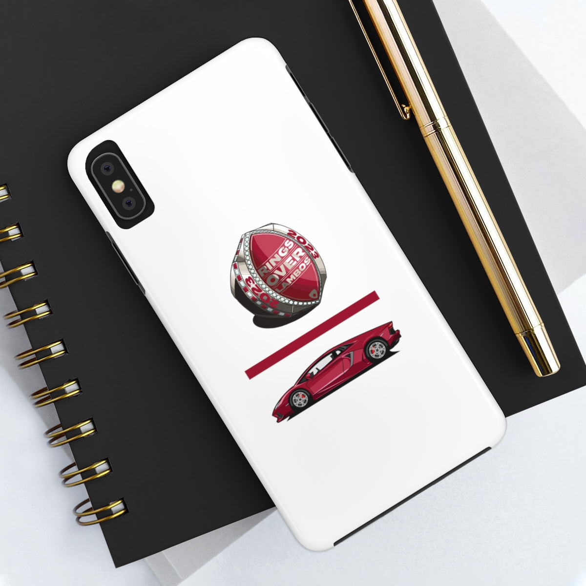 RINGS OVER LAMBOS "Equation" Tough Phone Case