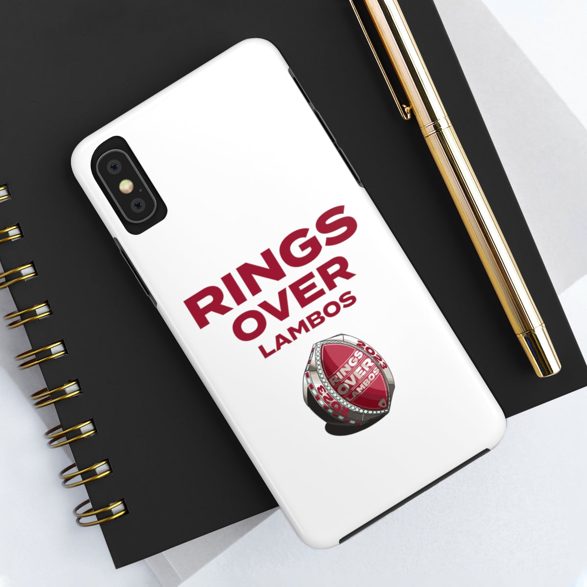 RINGS OVER LAMBOS "BIG RINGS" Tough Phone Case