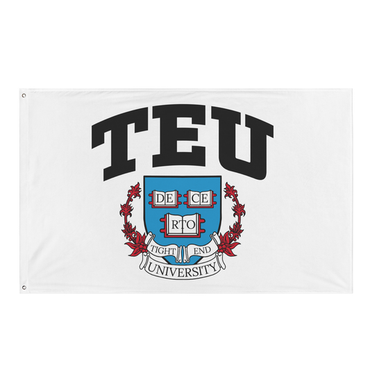 Tight End University Flag
