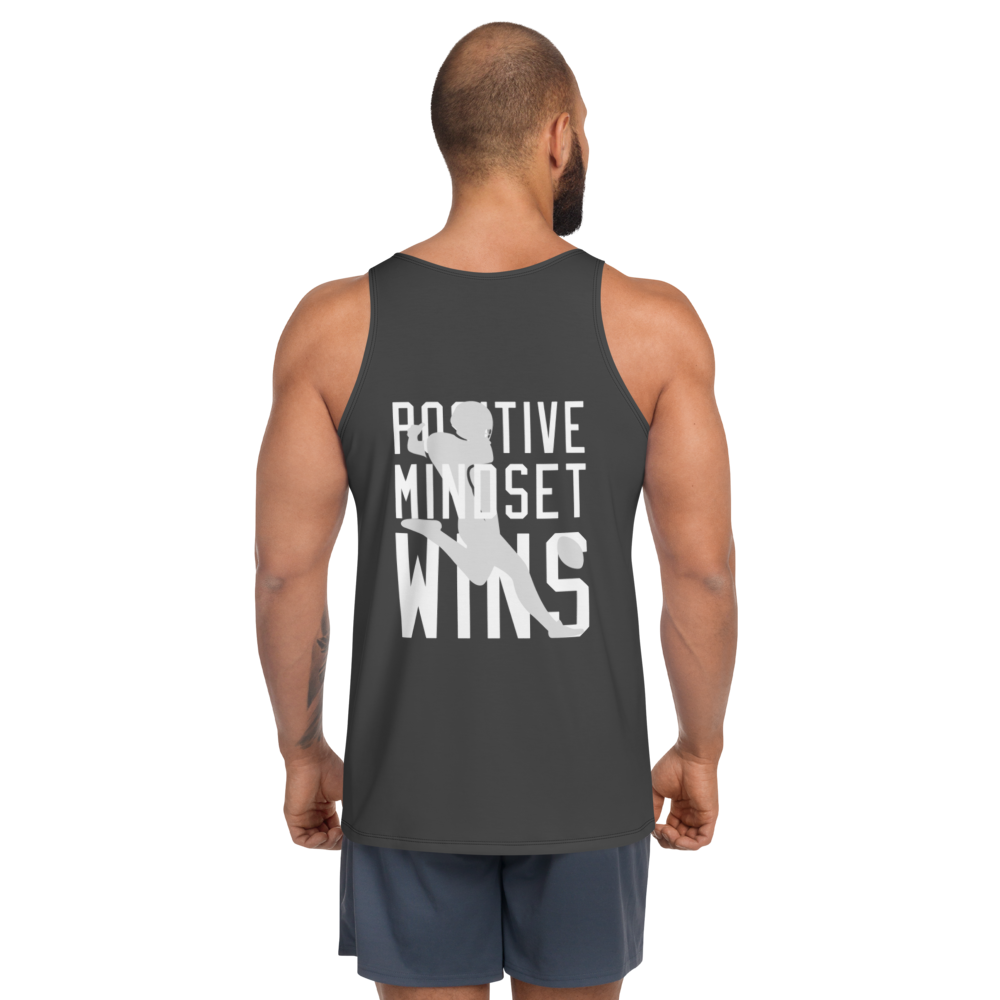 Rigo Sanchez "Positive Mindset Wins" Tank Top Grey