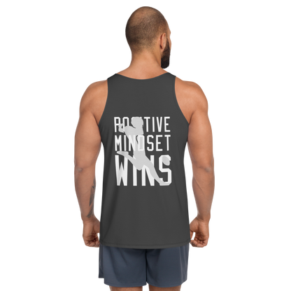 Rigo Sanchez "Positive Mindset Wins" Tank Top Grey