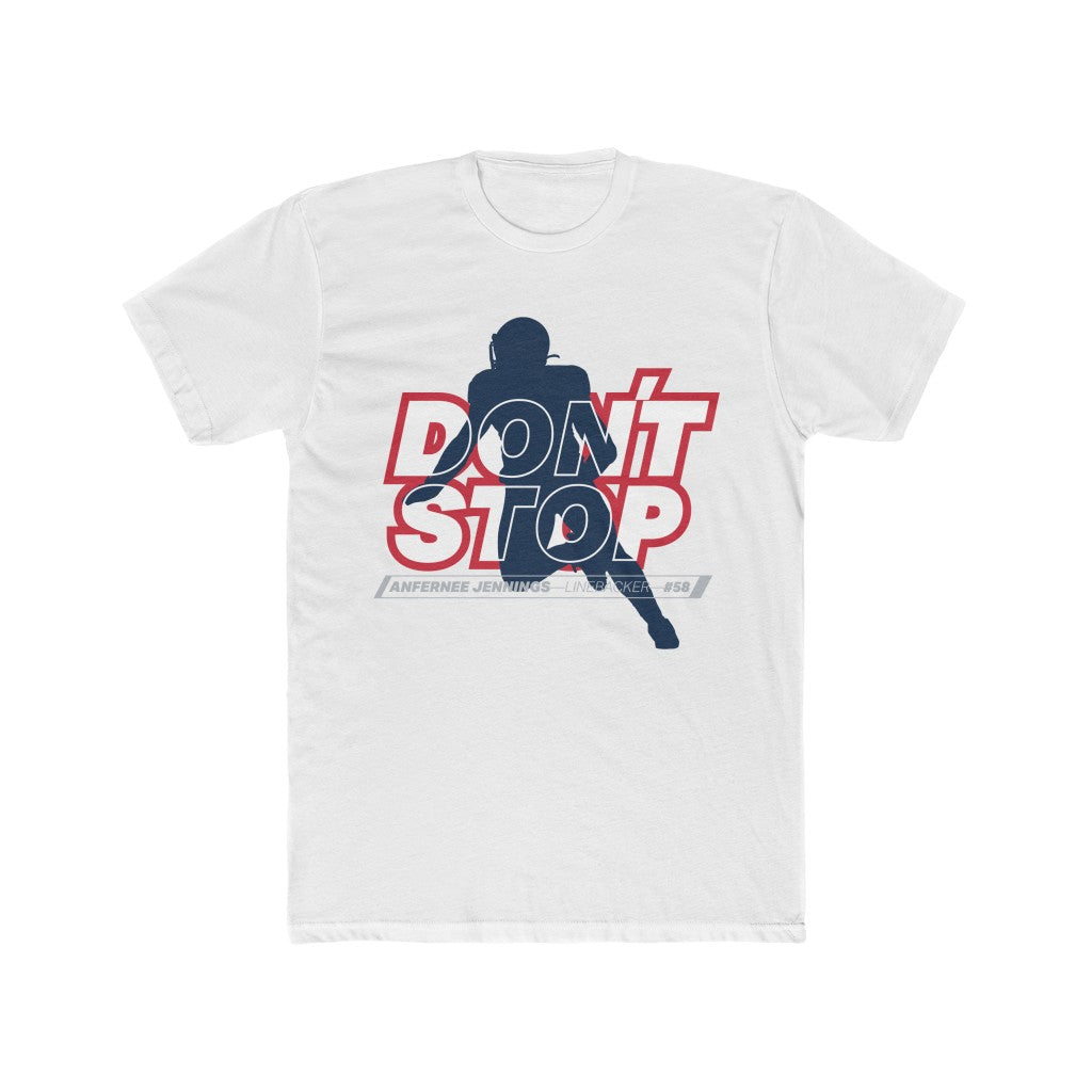 Anfernee Jennings "Don't Stop" T-shirt White