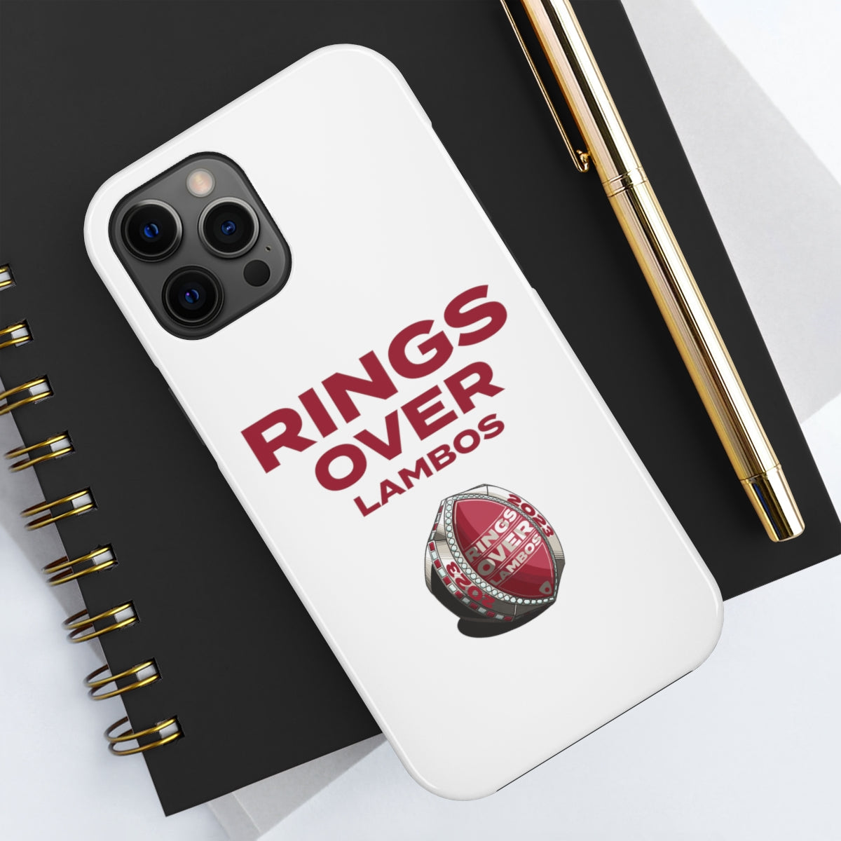 RINGS OVER LAMBOS "BIG RINGS" Tough Phone Case