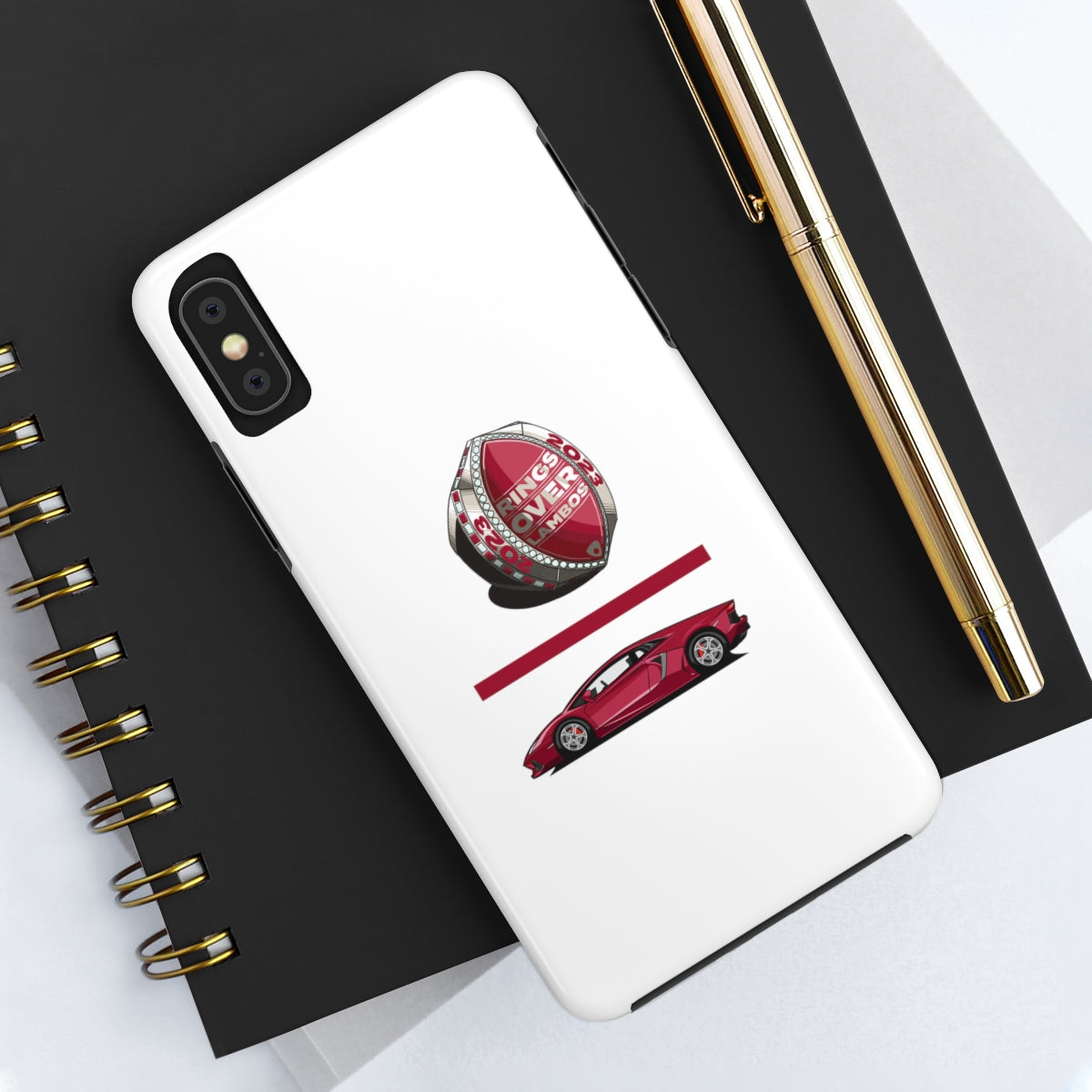 RINGS OVER LAMBOS "Equation" Tough Phone Case