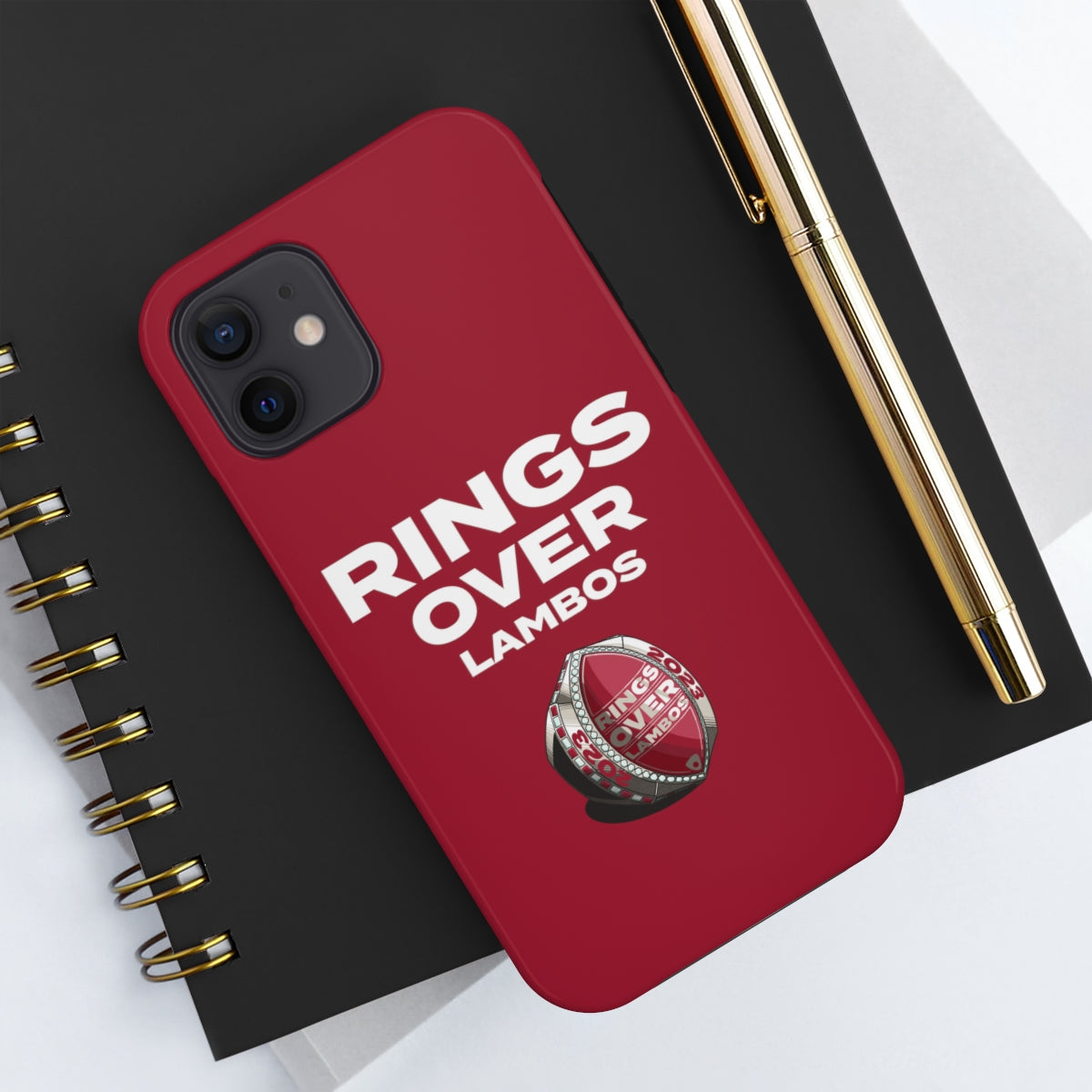 RINGS OVER LAMBOS "BIG RINGS" Tough Phone Case