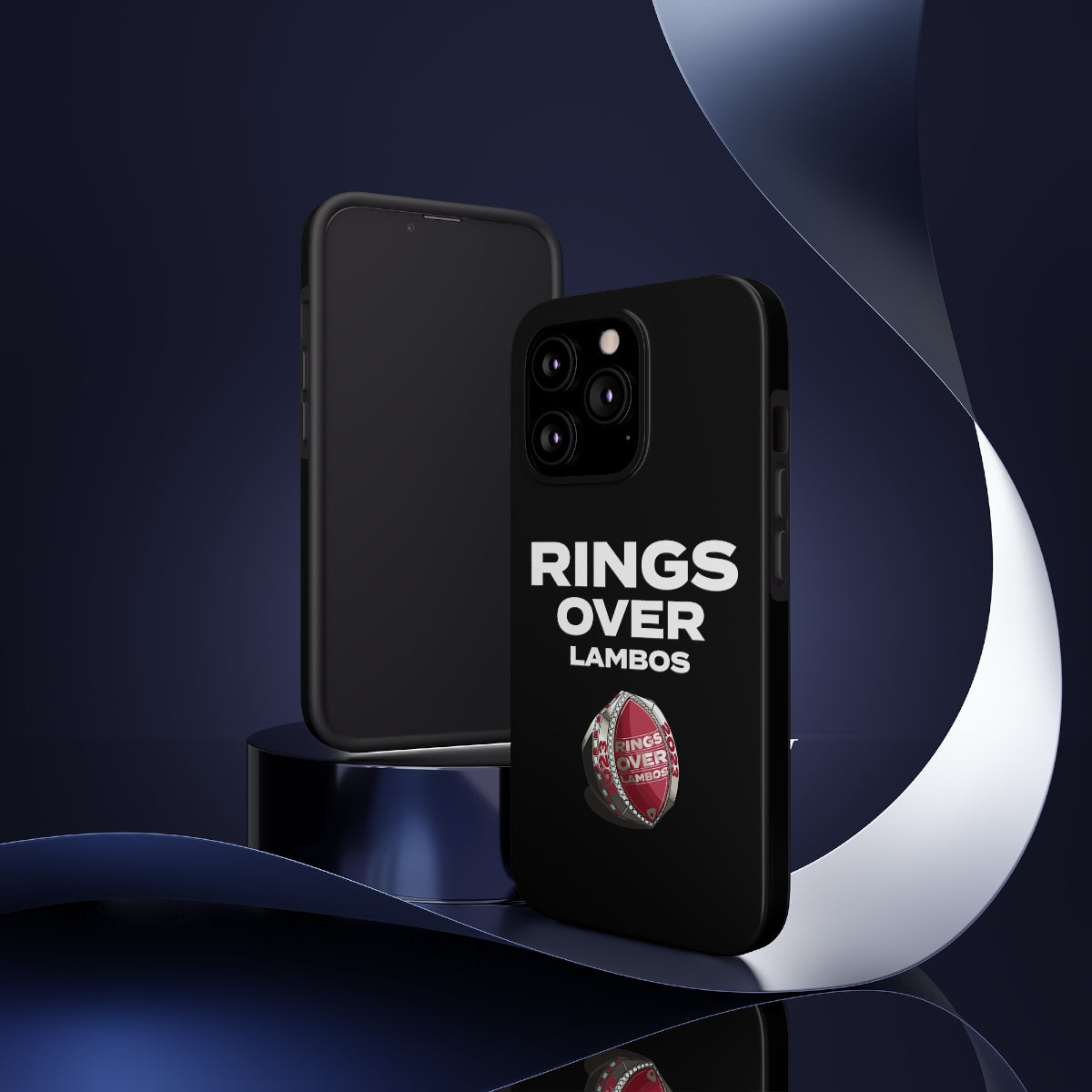 RINGS OVER LAMBOS "BIG RINGS" Tough Phone Case