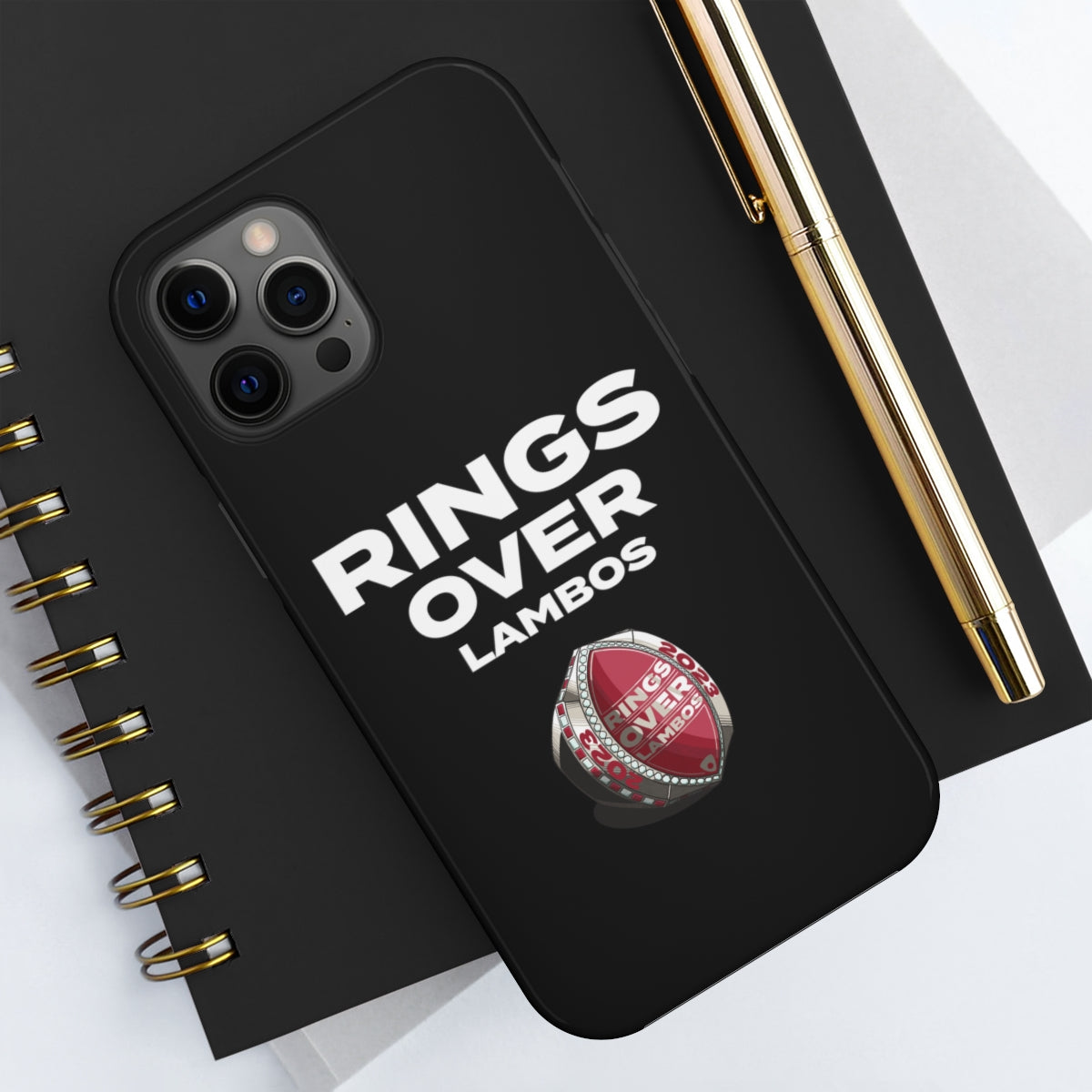 RINGS OVER LAMBOS "BIG RINGS" Tough Phone Case