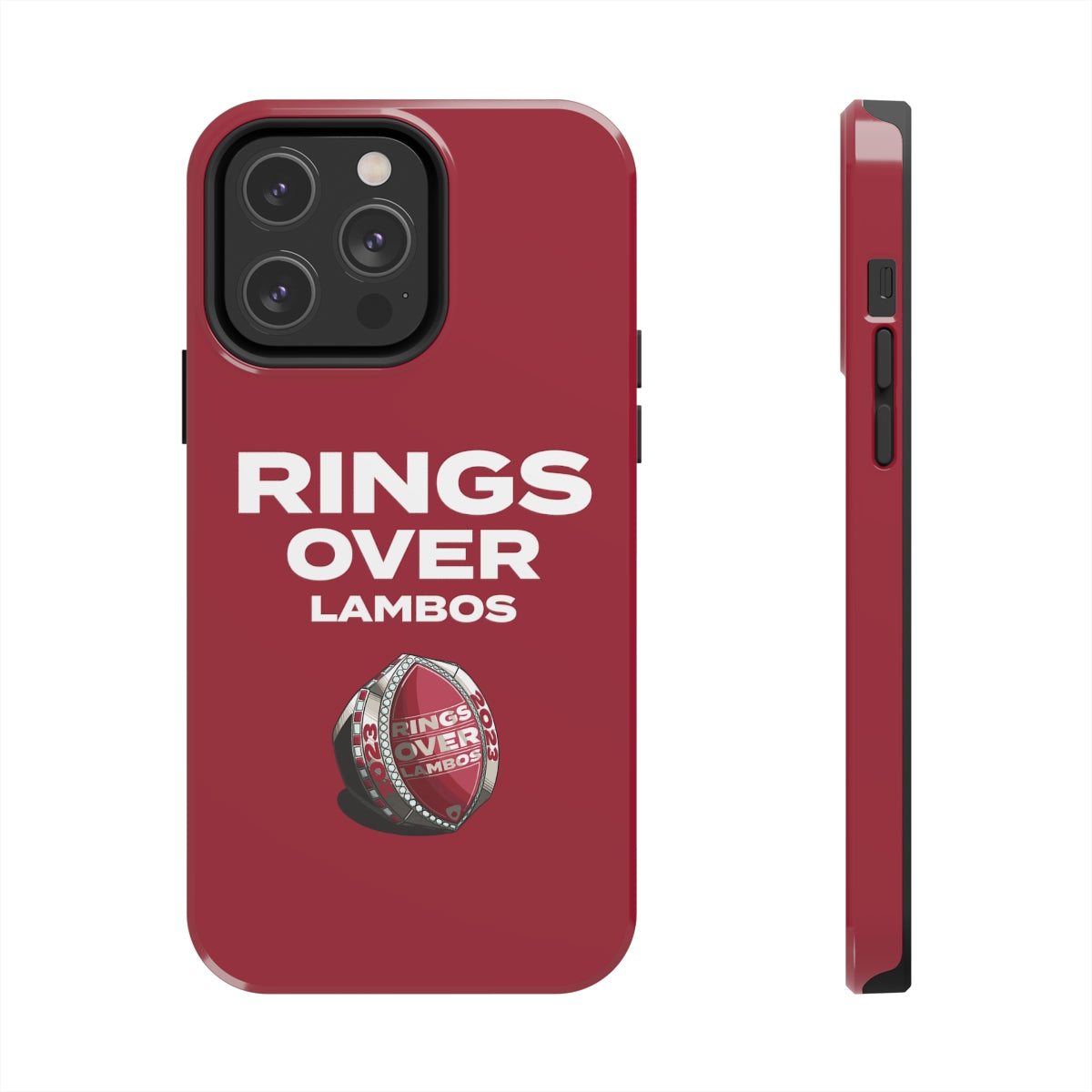 RINGS OVER LAMBOS "BIG RINGS" Tough Phone Case