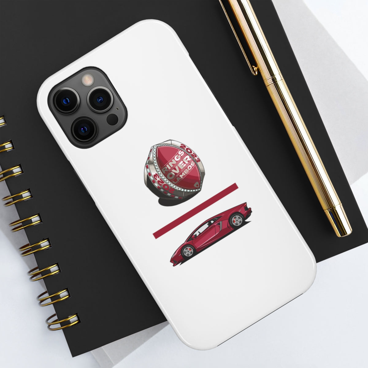 RINGS OVER LAMBOS "Equation" Tough Phone Case