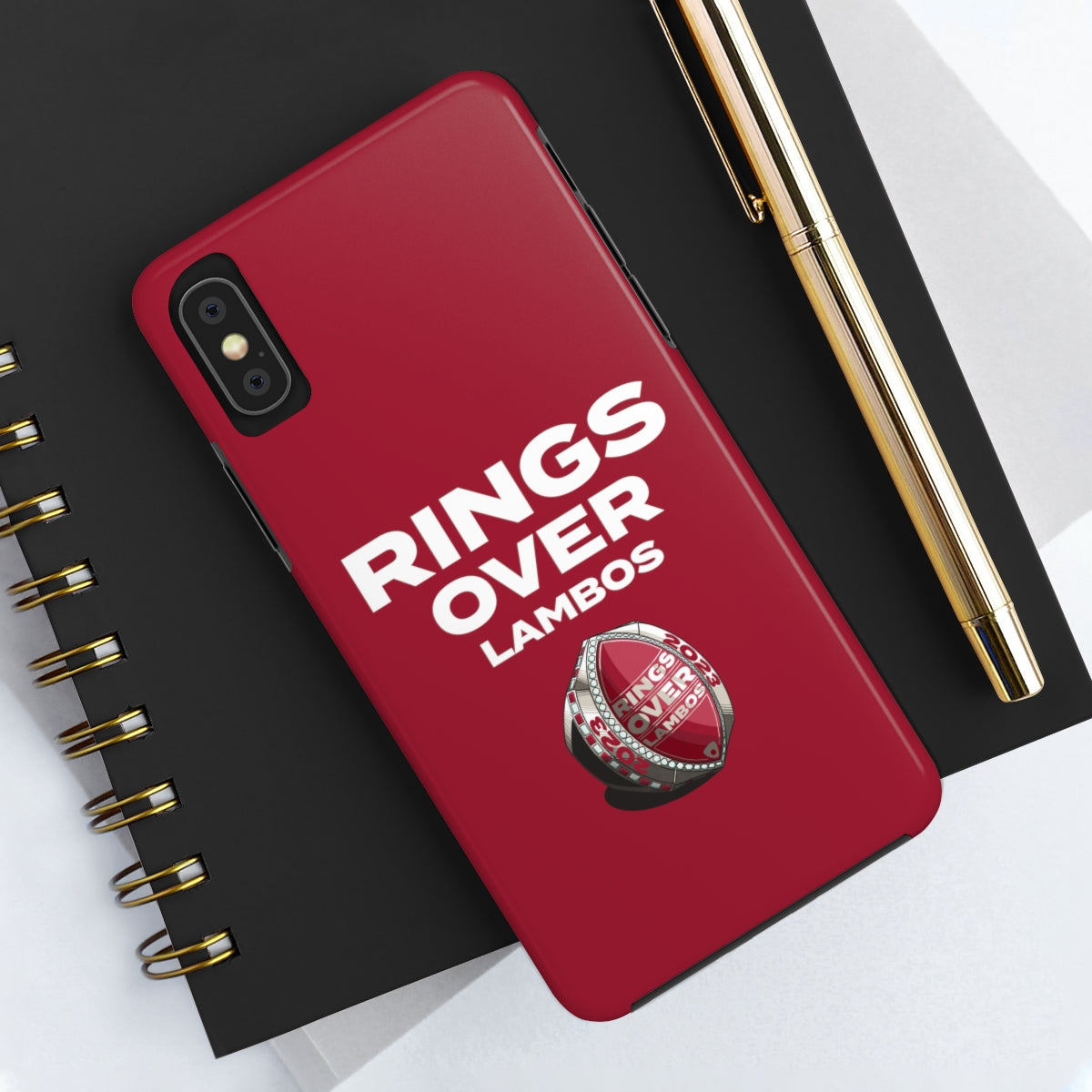 RINGS OVER LAMBOS "BIG RINGS" Tough Phone Case
