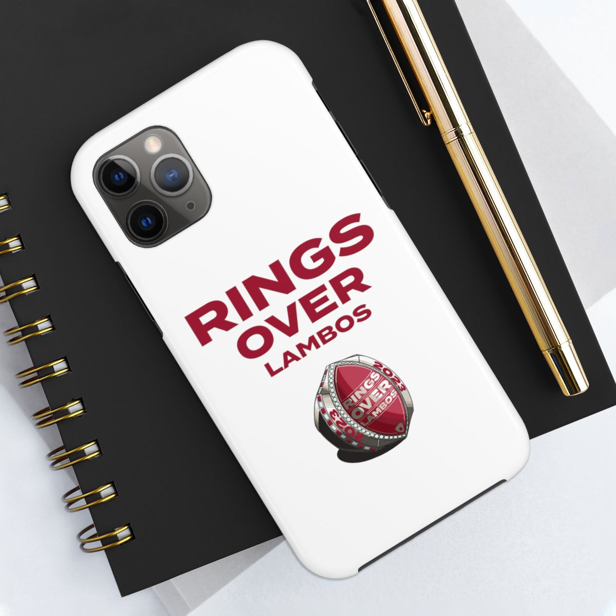 RINGS OVER LAMBOS "BIG RINGS" Tough Phone Case