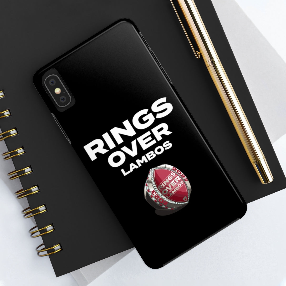 RINGS OVER LAMBOS "BIG RINGS" Tough Phone Case