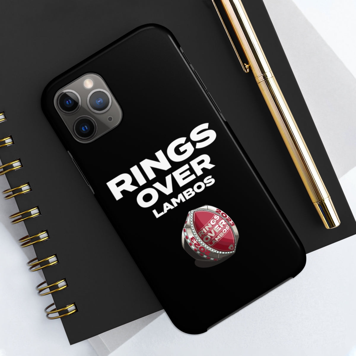 RINGS OVER LAMBOS "BIG RINGS" Tough Phone Case