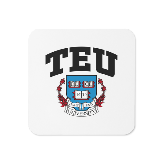 Tight End University Coaster