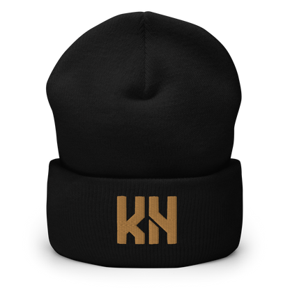 Kyle Hamilton Logo Beanie (Black) (Grey)