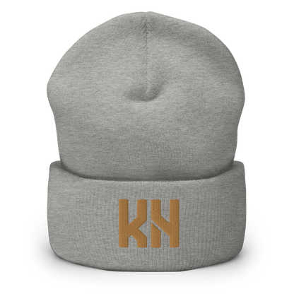 Kyle Hamilton Logo Beanie (Black) (Grey)
