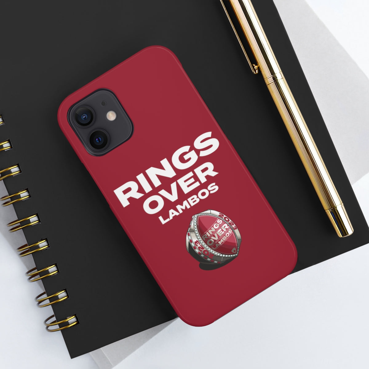 RINGS OVER LAMBOS "BIG RINGS" Tough Phone Case