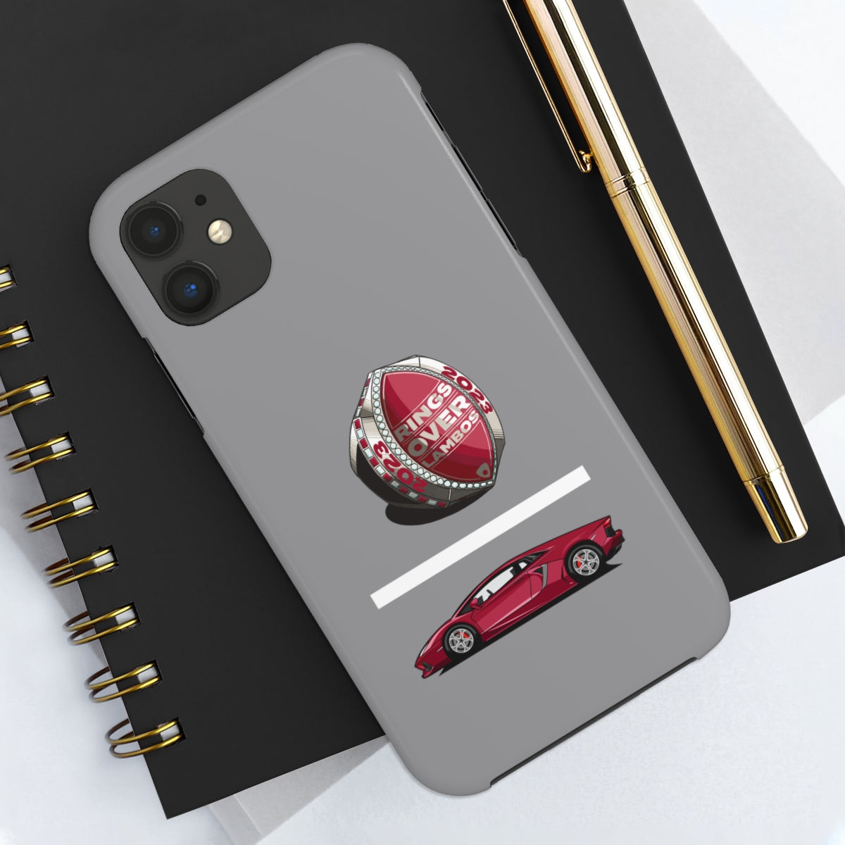 RINGS OVER LAMBOS "Equation" Tough Phone Case
