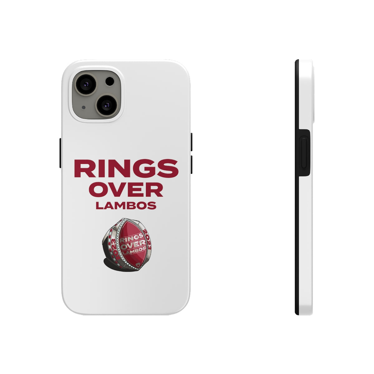 RINGS OVER LAMBOS "BIG RINGS" Tough Phone Case