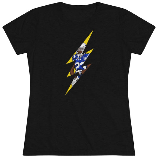 Kenny Moore "Lightning" Women's Graphic T-shirt Black