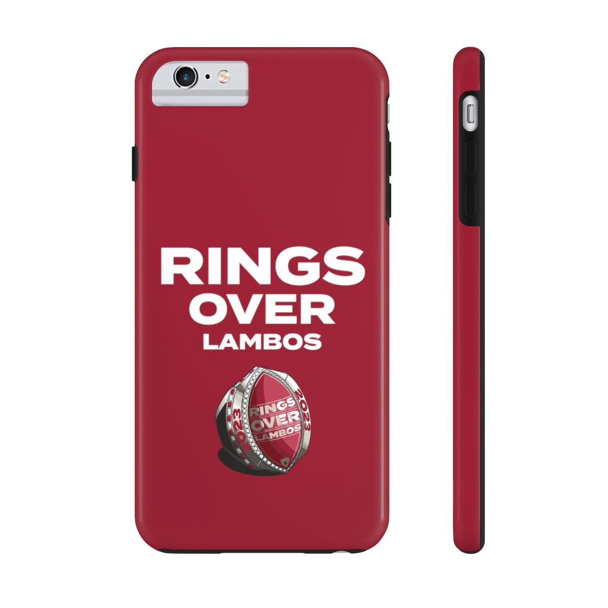 RINGS OVER LAMBOS "BIG RINGS" Tough Phone Case