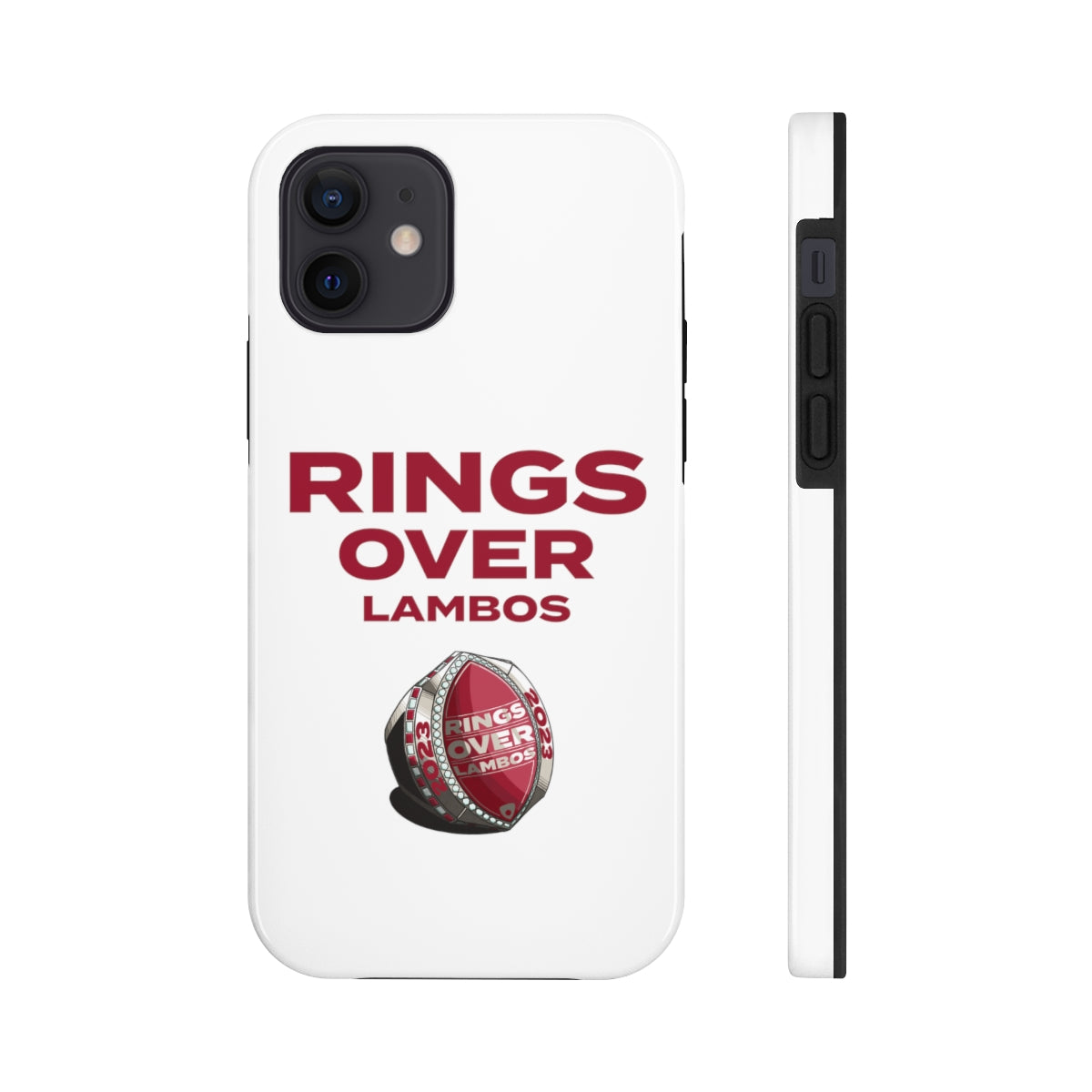 RINGS OVER LAMBOS "BIG RINGS" Tough Phone Case