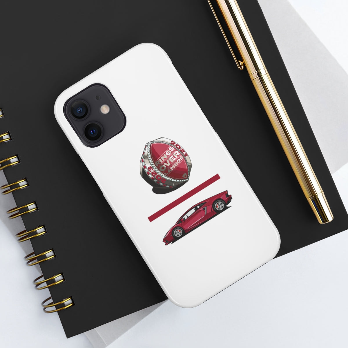 RINGS OVER LAMBOS "Equation" Tough Phone Case