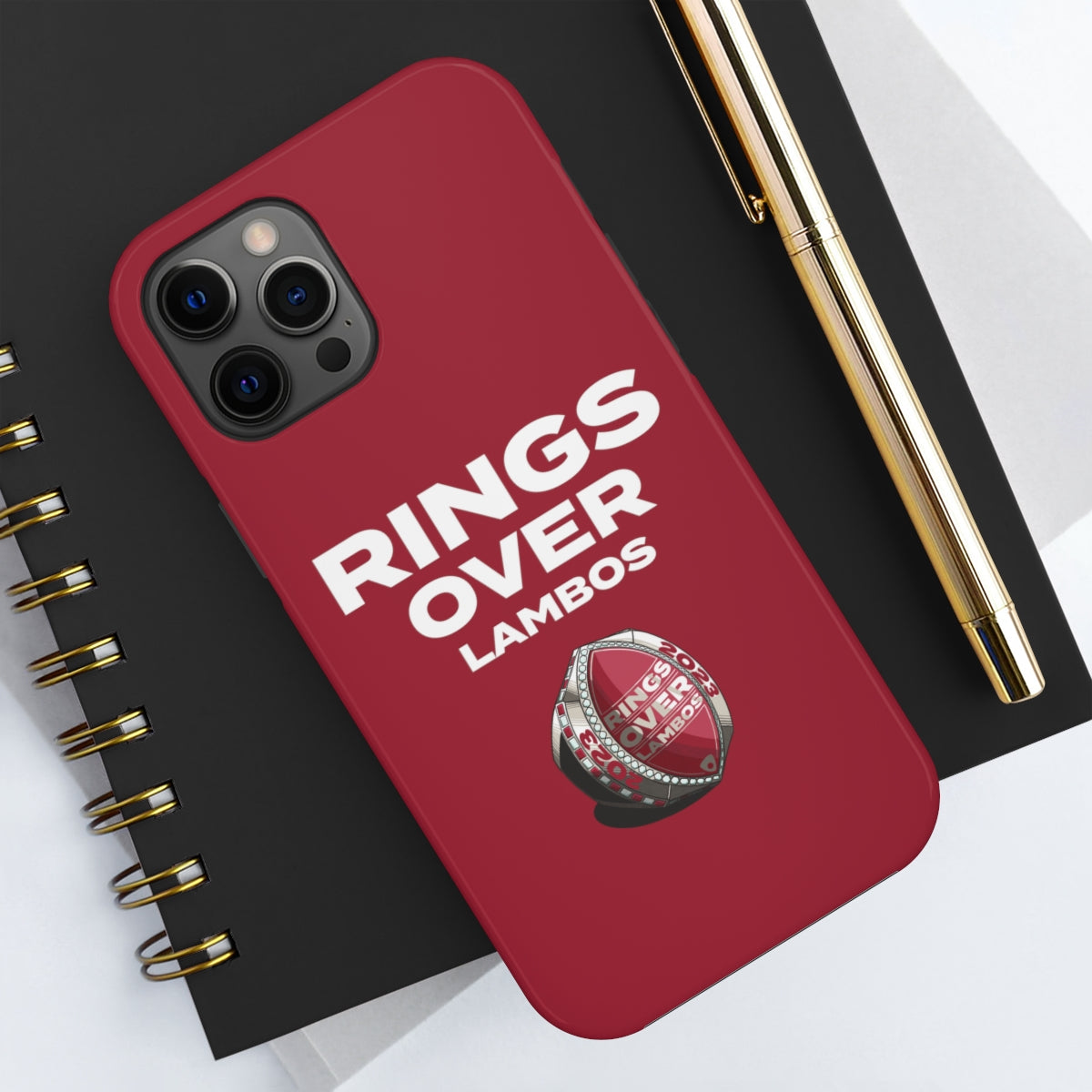 RINGS OVER LAMBOS "BIG RINGS" Tough Phone Case