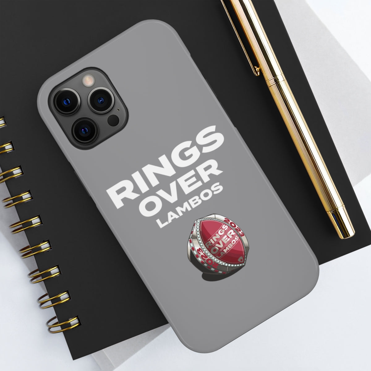 RINGS OVER LAMBOS "BIG RINGS" Tough Phone Case