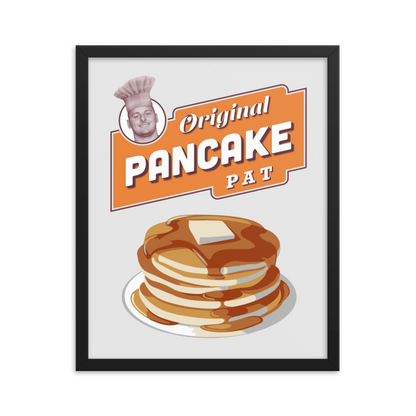 Patrick Ricard "Pancake Pat" Framed Poster