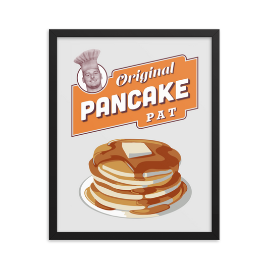 Patrick Ricard "Pancake Pat" Framed Poster