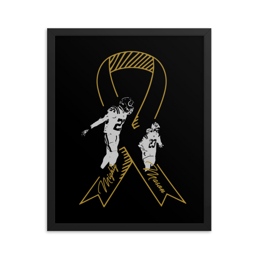 Kenny Moore "Mighty Mason" Framed poster