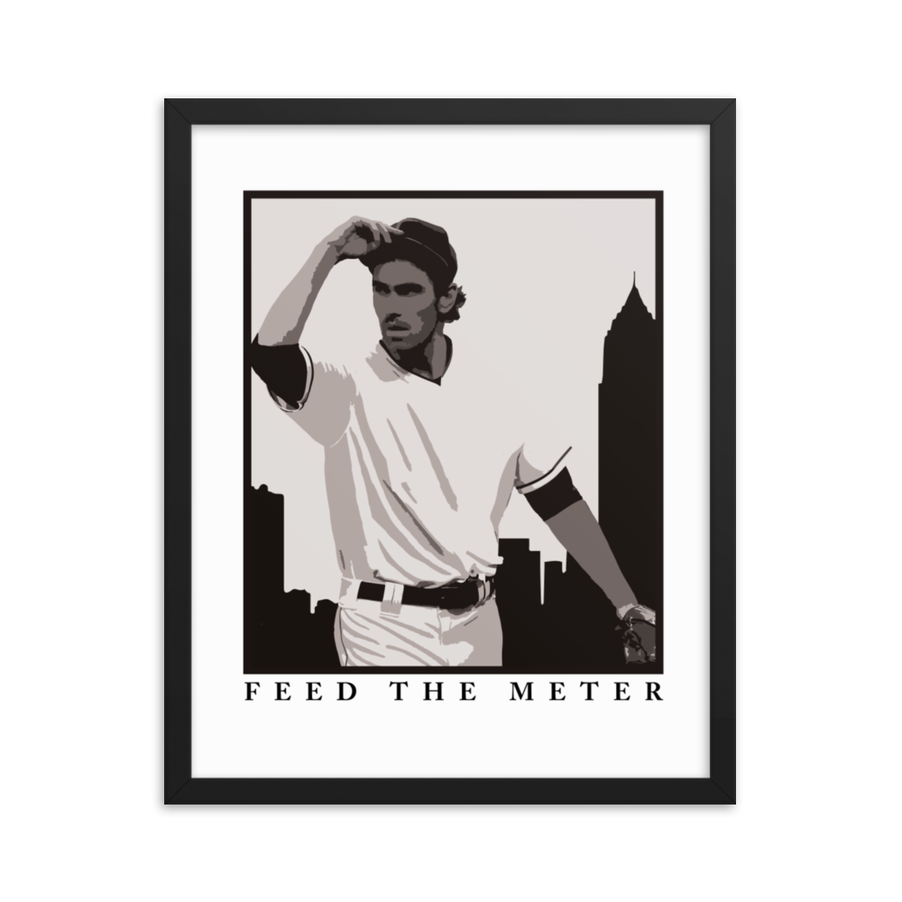 Shane Bieber "Feed The Meter" Framed Poster