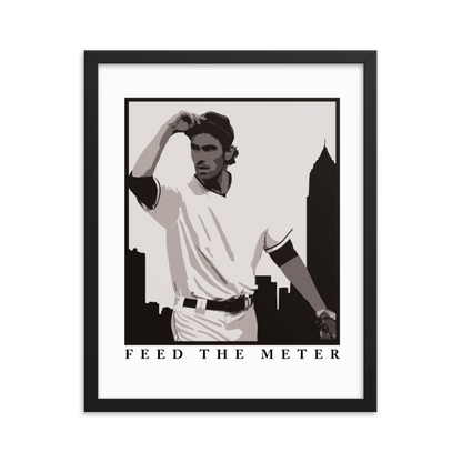 Shane Bieber "Feed The Meter" Framed Poster