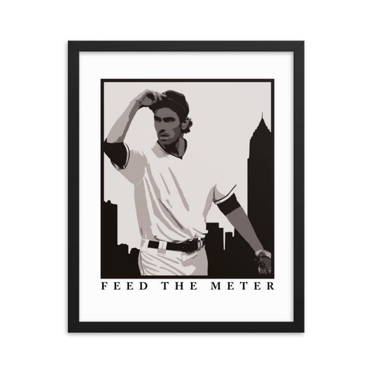 Shane Bieber "Feed The Meter" Framed Poster