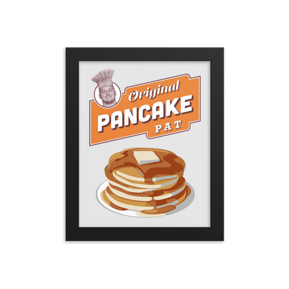 Patrick Ricard "Pancake Pat" Framed Poster