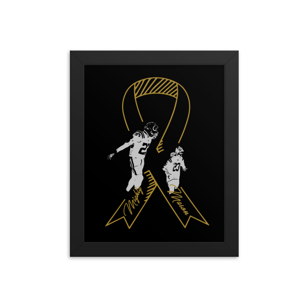 Kenny Moore "Mighty Mason" Framed poster