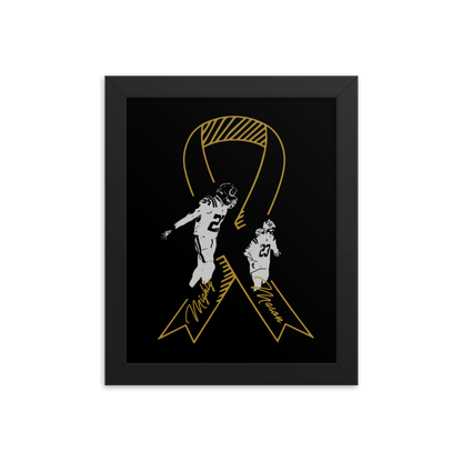 Kenny Moore "Mighty Mason" Framed poster