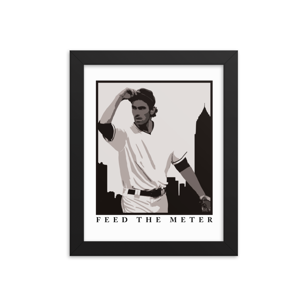 Shane Bieber "Feed The Meter" Framed Poster