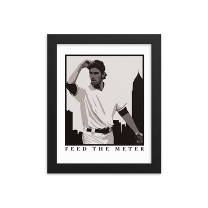 Shane Bieber "Feed The Meter" Framed Poster