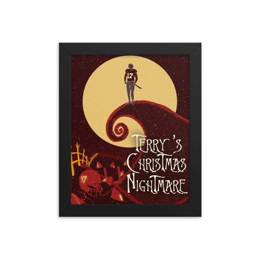 Terry McLaurin "Christmas Nightmare" Poster