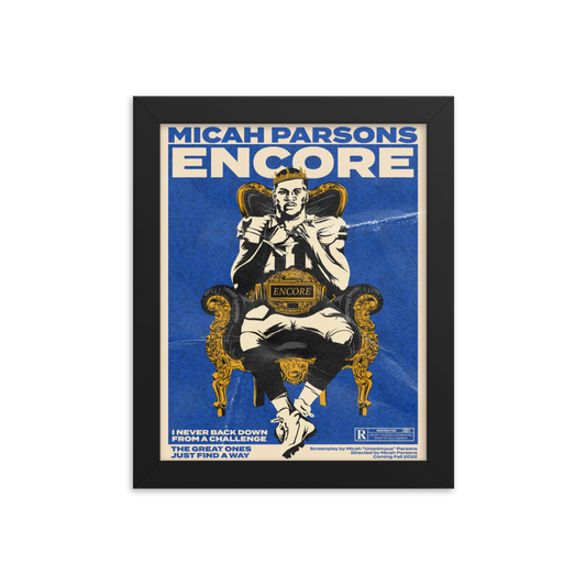 Micah Parsons "Encore" poster