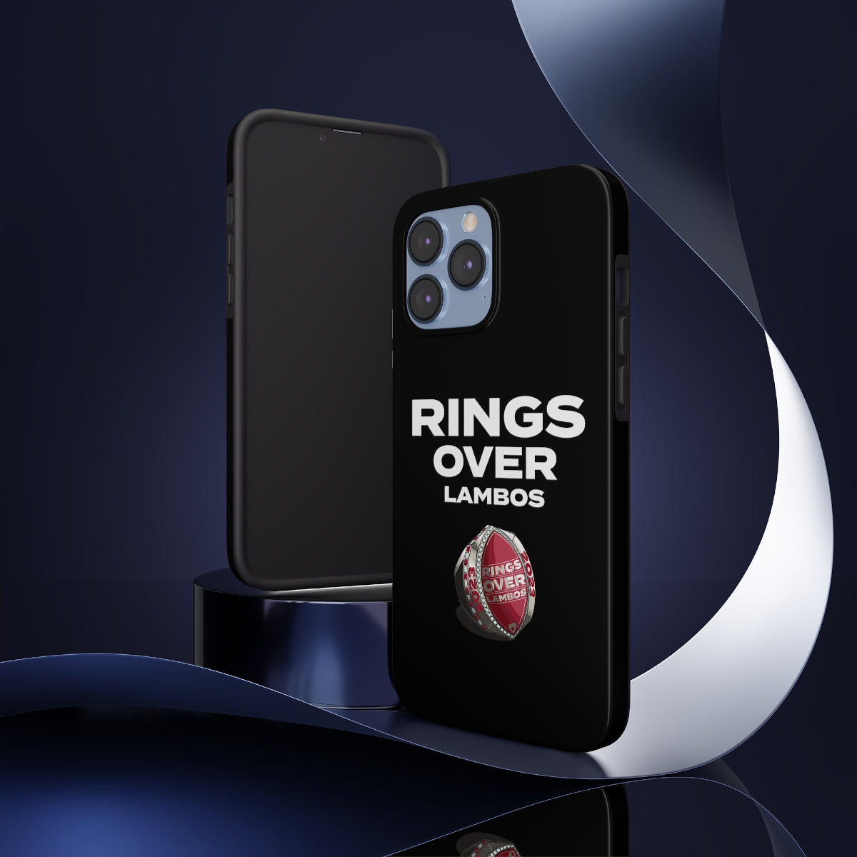 RINGS OVER LAMBOS "BIG RINGS" Tough Phone Case