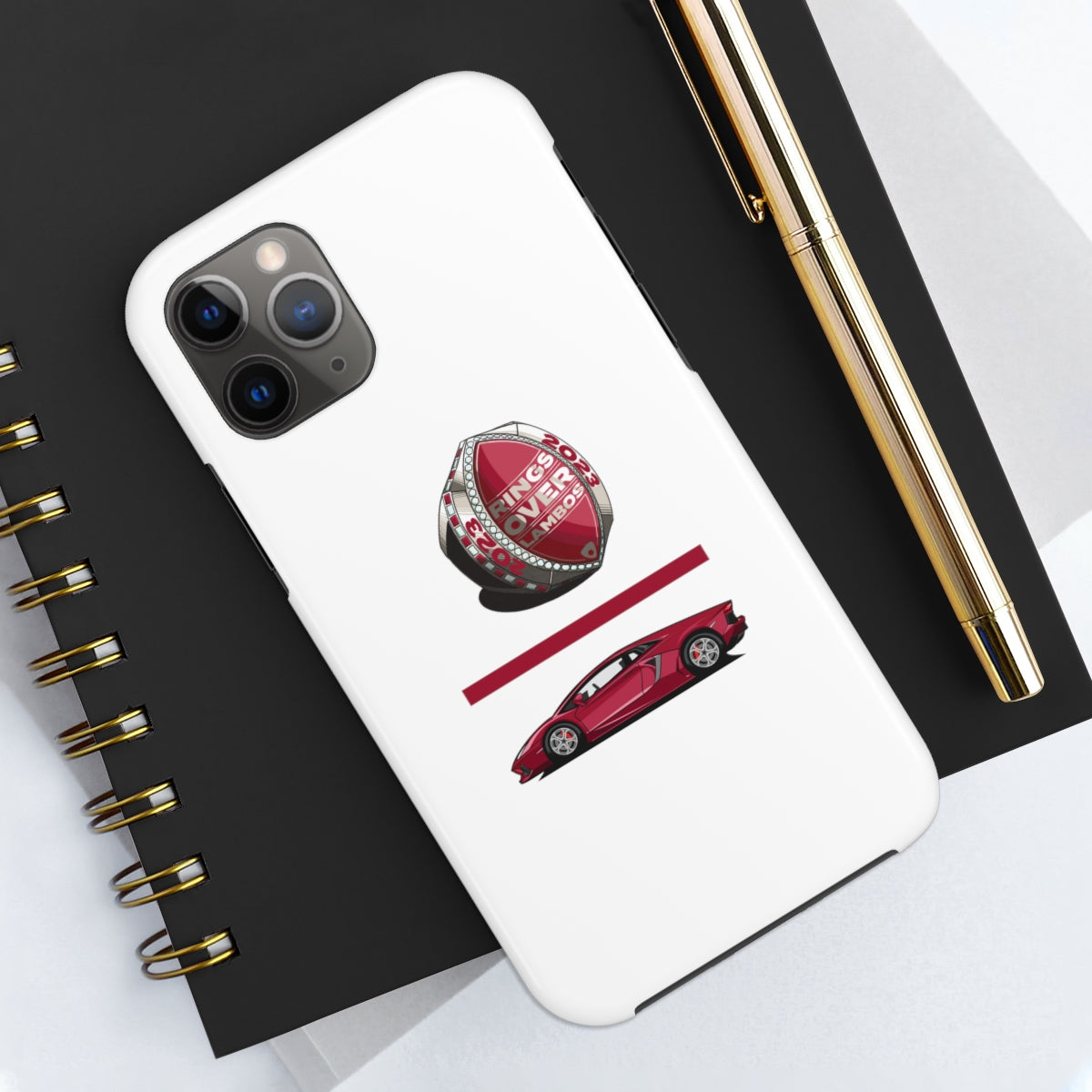 RINGS OVER LAMBOS "Equation" Tough Phone Case