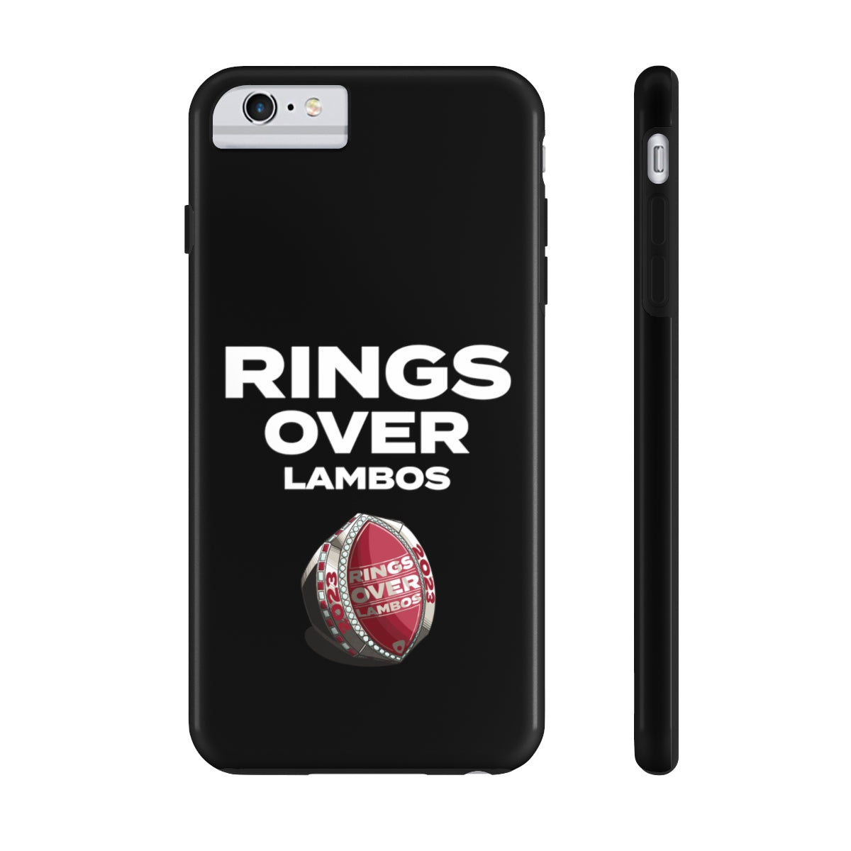 RINGS OVER LAMBOS "BIG RINGS" Tough Phone Case