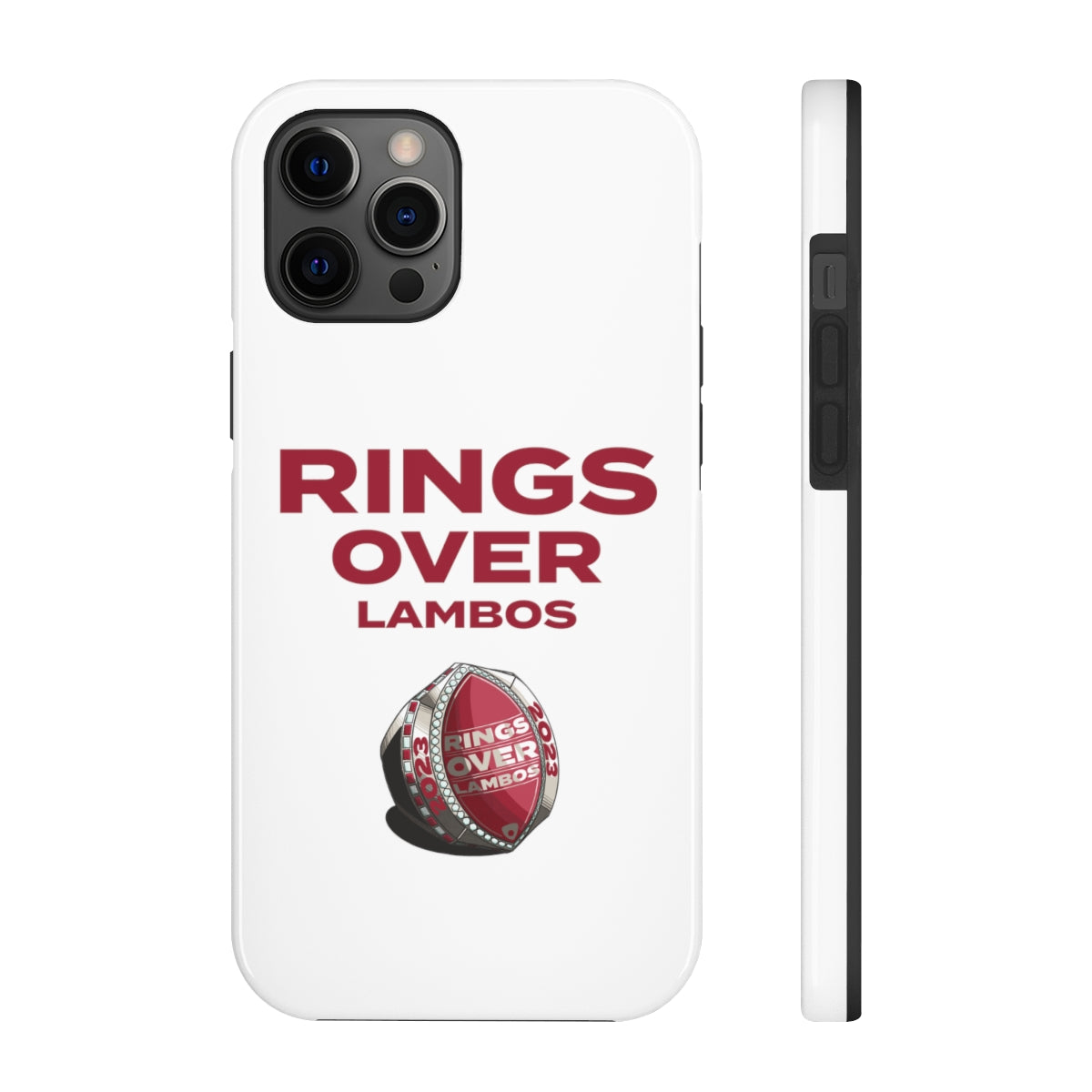 RINGS OVER LAMBOS "BIG RINGS" Tough Phone Case