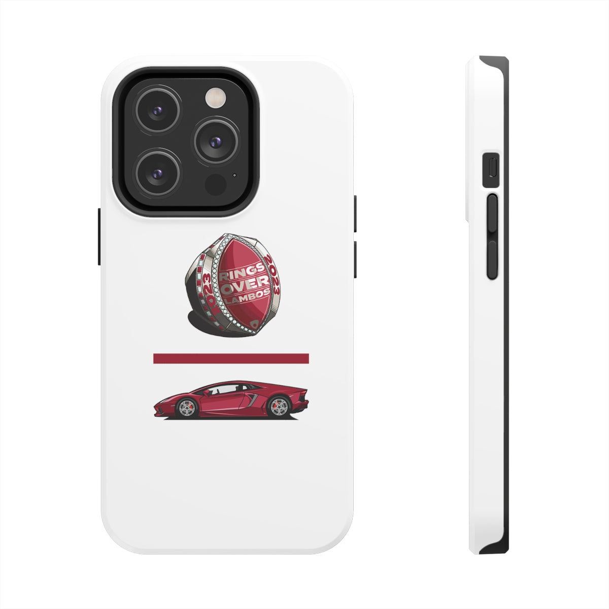 RINGS OVER LAMBOS "Equation" Tough Phone Case