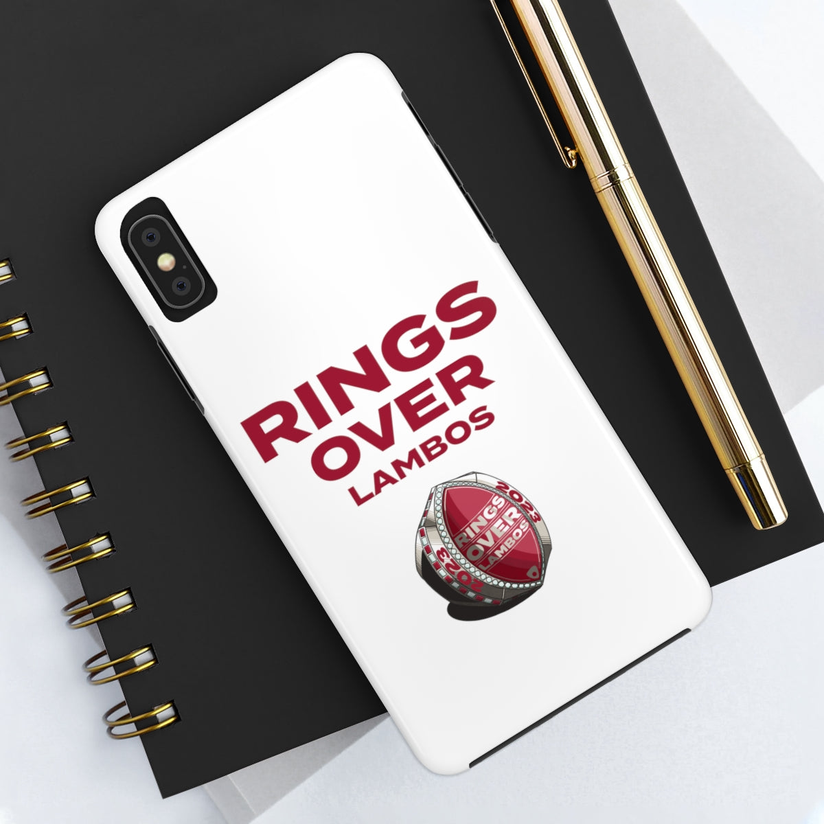 RINGS OVER LAMBOS "BIG RINGS" Tough Phone Case